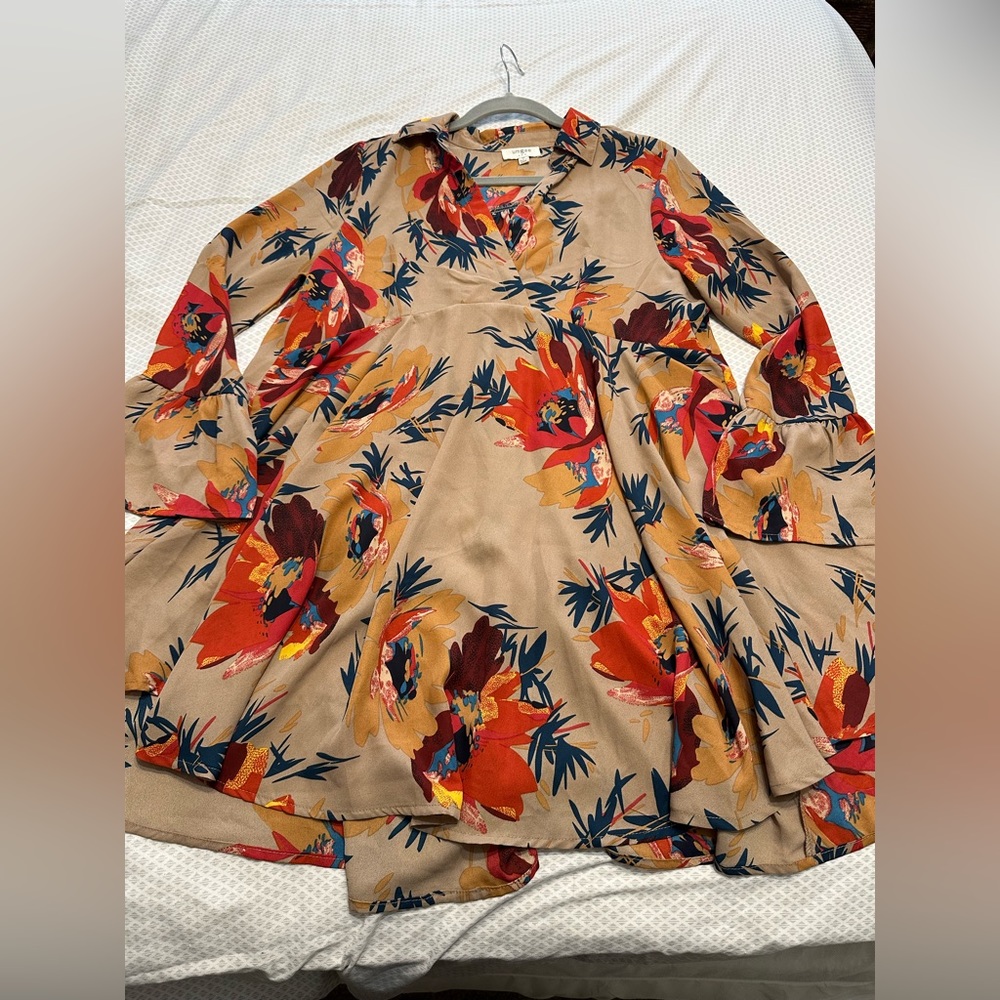 Umgee floral swing dress